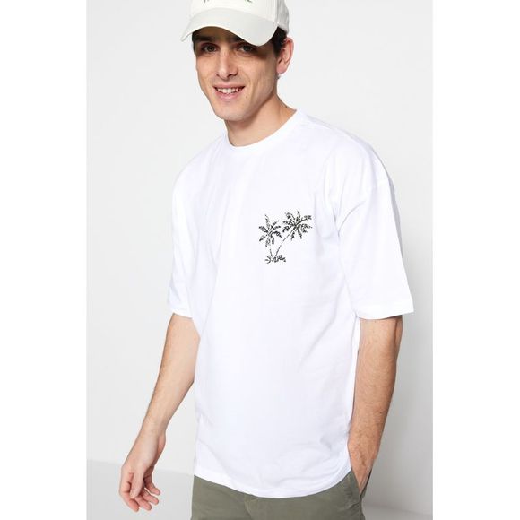 NWT Trendyol Men Regular fit Crew neck Knit T-Shirt - Picture 5 of 13